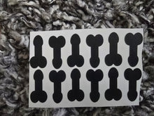 Load image into Gallery viewer, "Dozen Dicks" set of 12 Dick Stickers