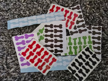 Load image into Gallery viewer, &quot;Dozen Dicks&quot; set of 12 Dick Stickers
